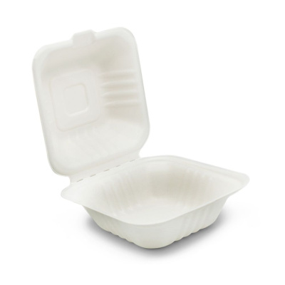 Контейнер сахарный тростник 155х153х85 белый