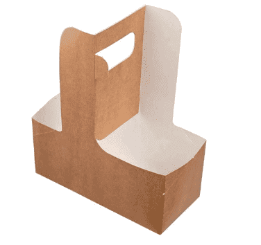 Держатель-подстаканник бумажный для 2-х стаканов КРАФТ OSQ