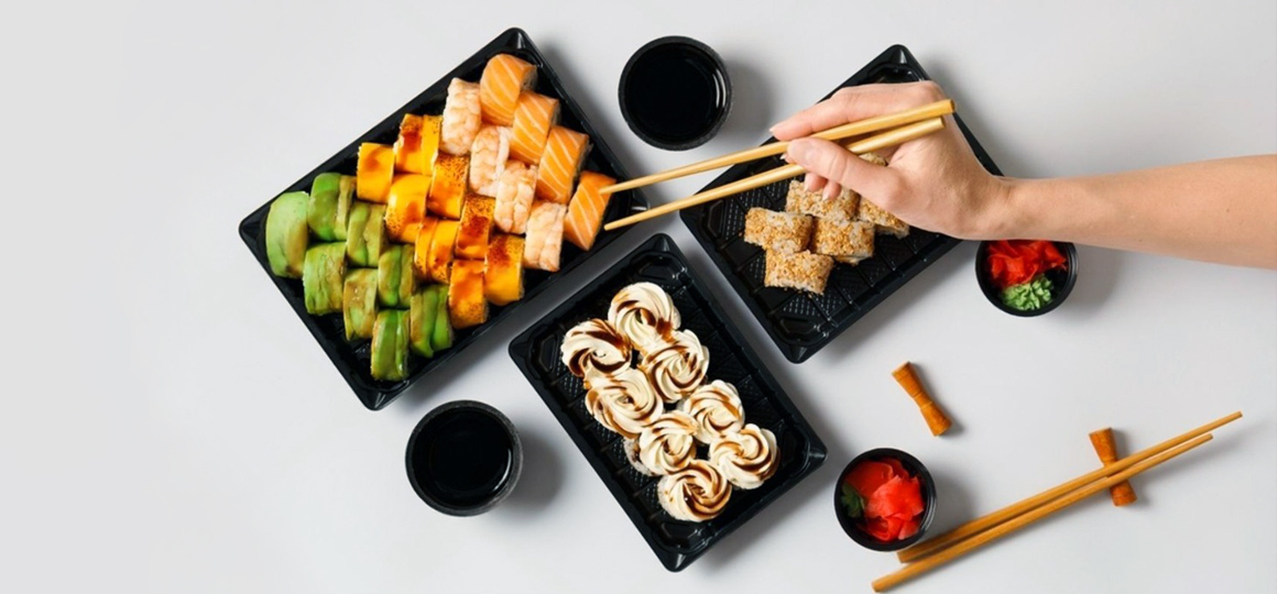 ТОП упаковка для суши и роллов ТОП упаковка для суши и роллов