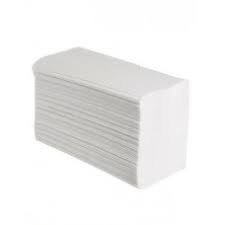 Полотенца бумажные V-сл. (250л) 1.сл белые PRO 25 гр