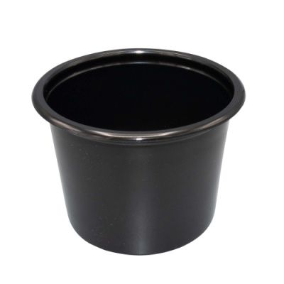 Миска ПП 500 мл d-115 черная без крышки Д-полимер