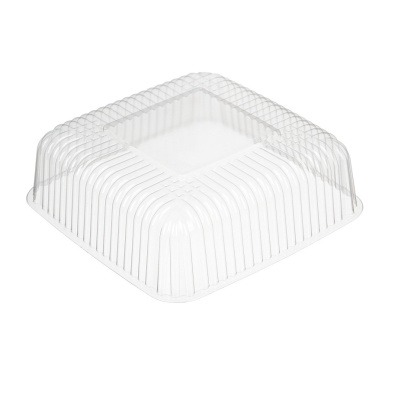 ТортницаТ-170КНН ЭКОНОМ крышка прямоуг 235х235х94 прозрачная ПЭТ Комус