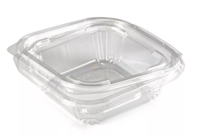 Контейнер прямоуг 250 мл 137х132х36 прозрачный с прозр крышкой ЮП-РКСП-250