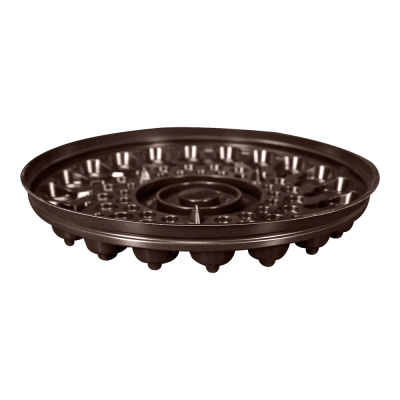 Тортница-кругл-0,8-кг-d-193-h-112-коричневая-без-крышки-ПР-Т-1410ДШ-(М)-Протэк