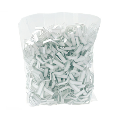 Лента клип белая в нарезке (упак 500 шт)